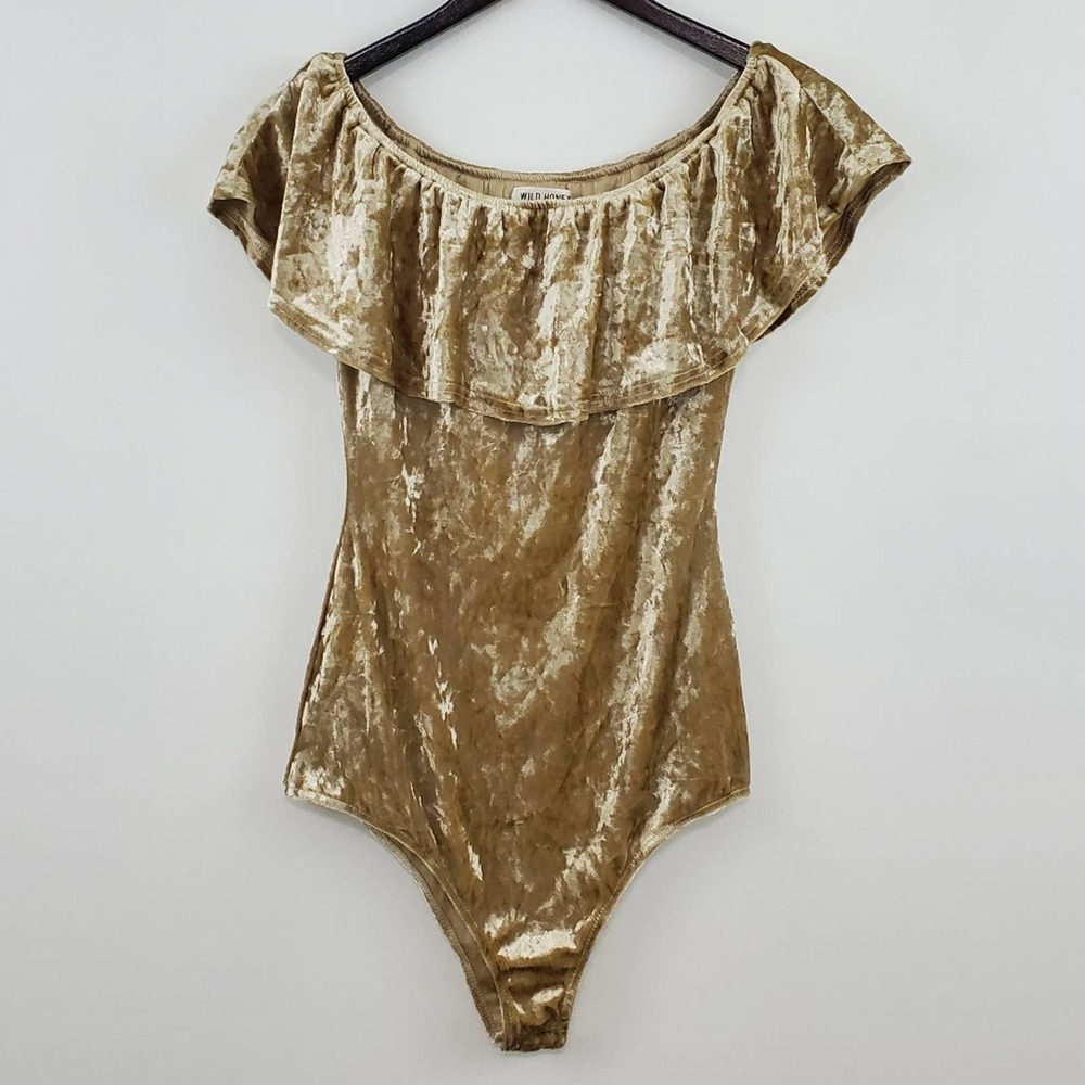 Wild Honey Velour Bodysuit